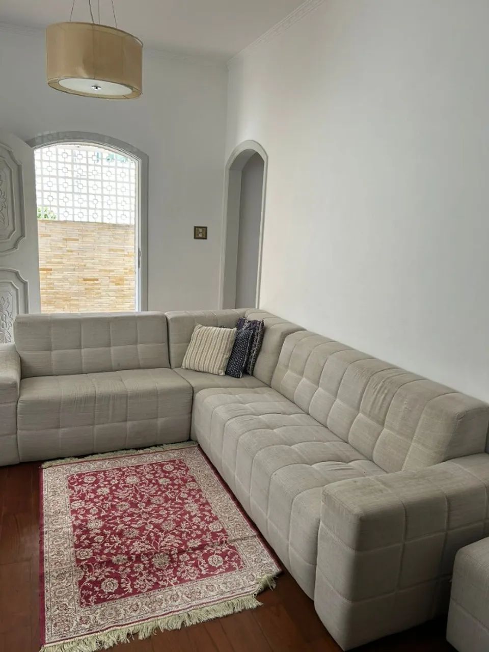 Sofá de Canto Modular com 3 Peças - sofá de 3 lugares + sofá de 2 lugares + canto - Foto 2