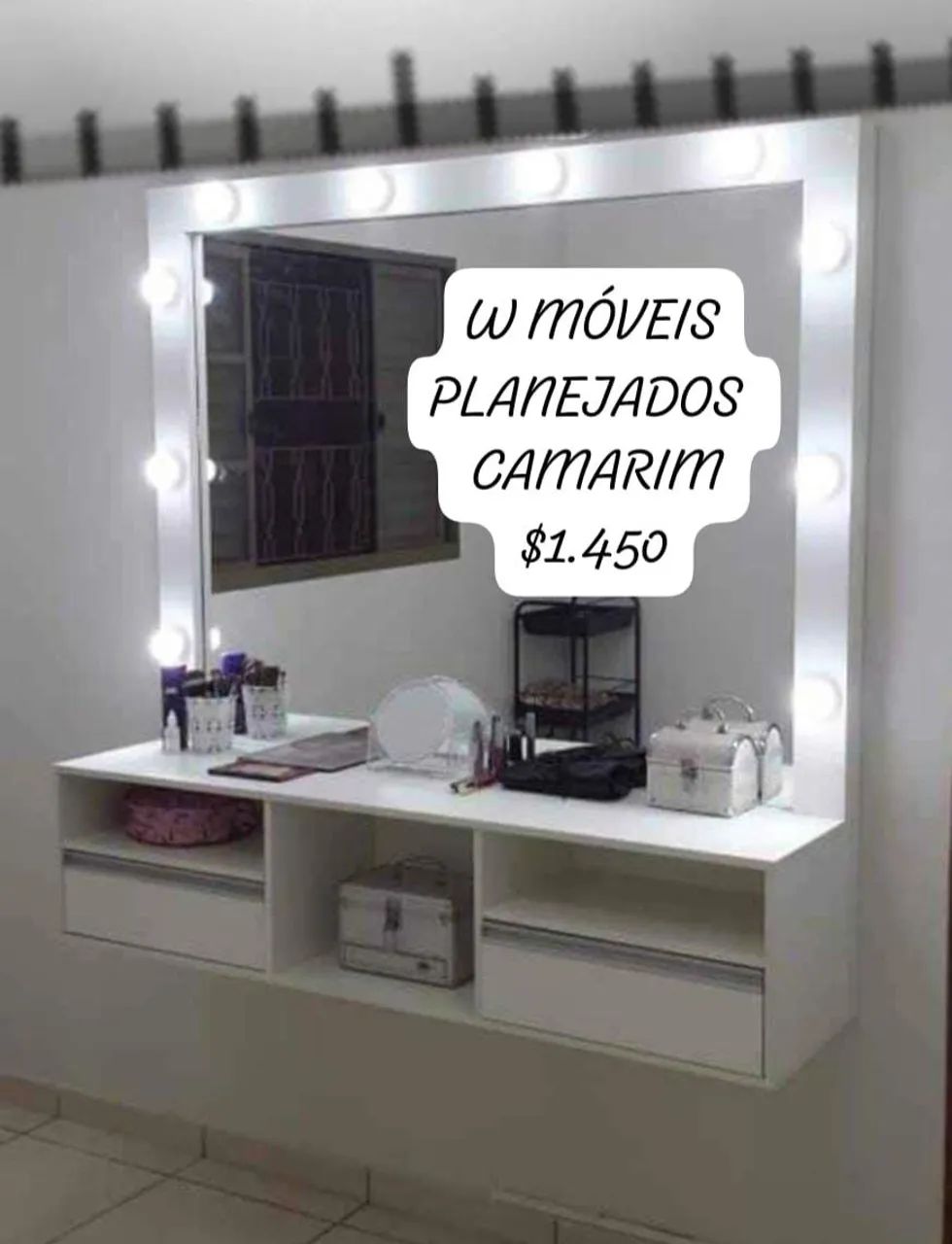 Penteadeira Camarim 100% MDF - Foto 4