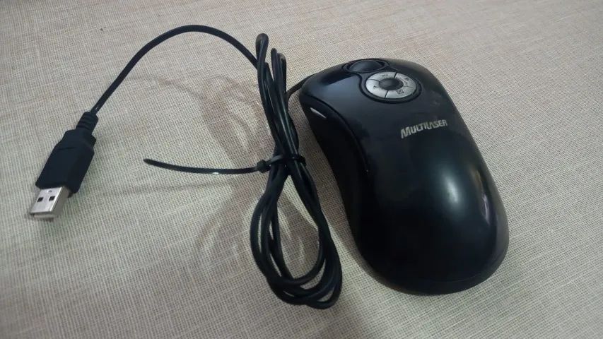 MOUSE COM FIO USB- USADO-