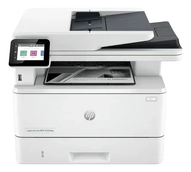impressora multifuncional monocromática hp laserjet pro 4103fdw - Foto 4