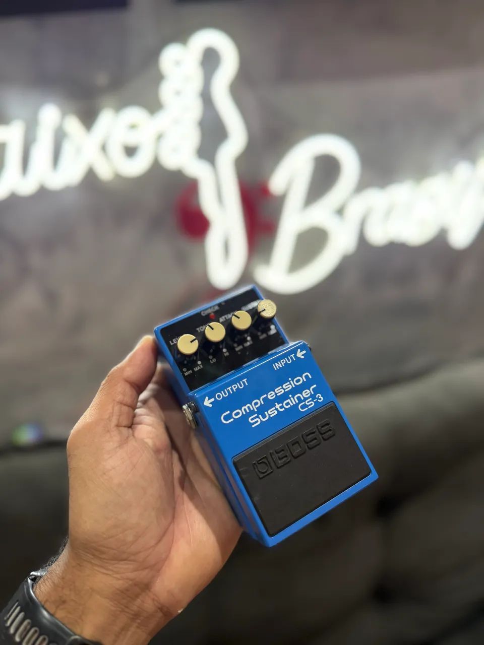 Pedal para baixo compression sustainer CS-3 Boss 