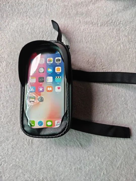 Bolsa Capa Celular Prova D'agua p/ bicicleta - Foto 2