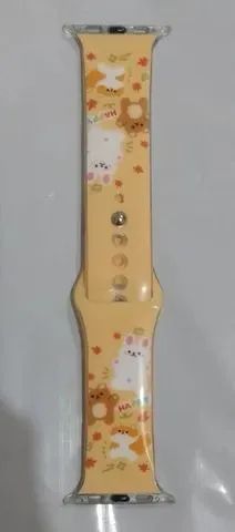 Pulseira Smartwatch 42 ou 44 mm de silicone - Foto 2