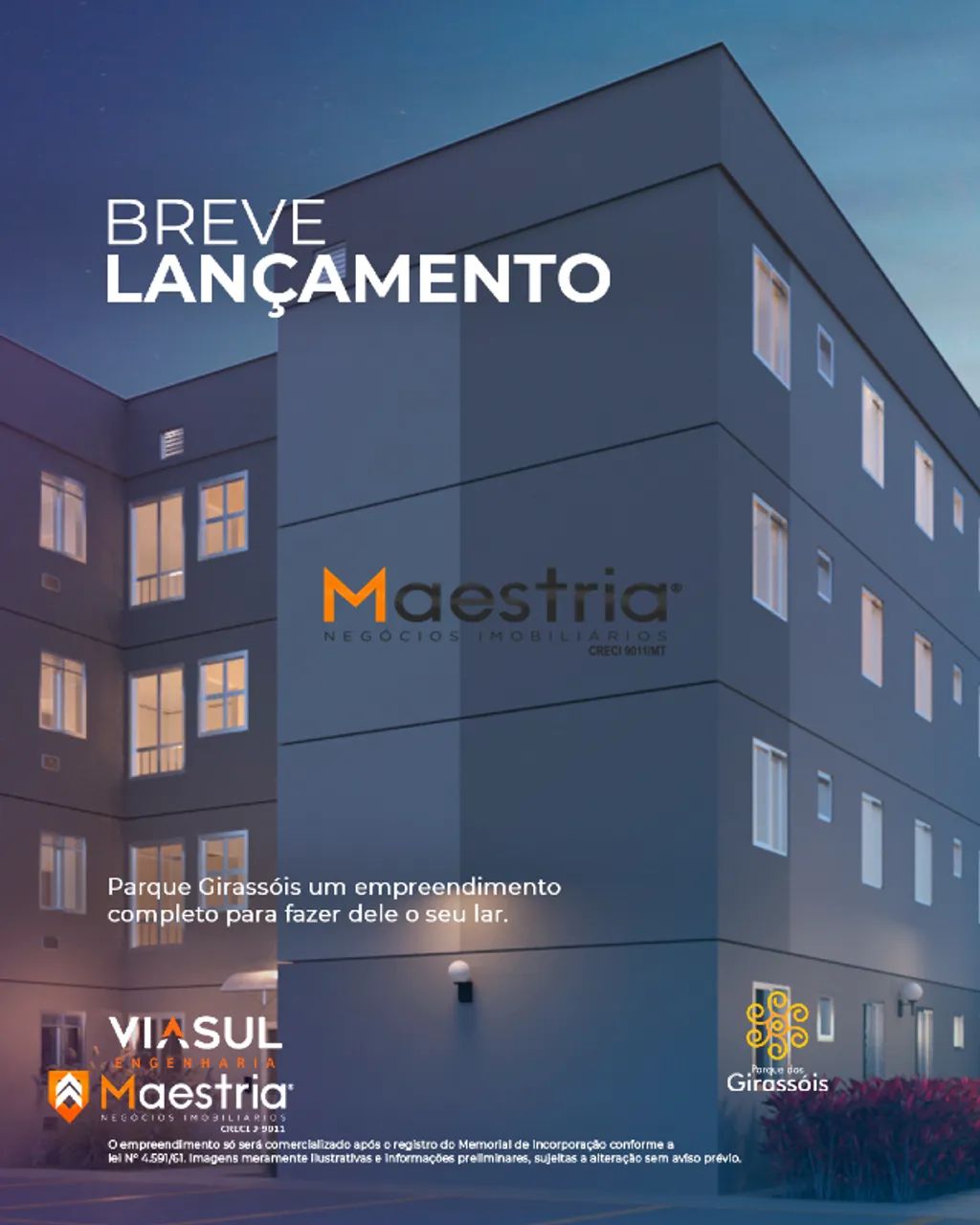 Maestria Sua imobiliária de confiança em Sorriso-MT