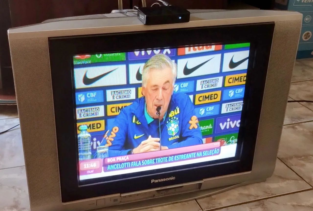 TV Panasonic 21 polegadas + conversor Aquário - Foto 4