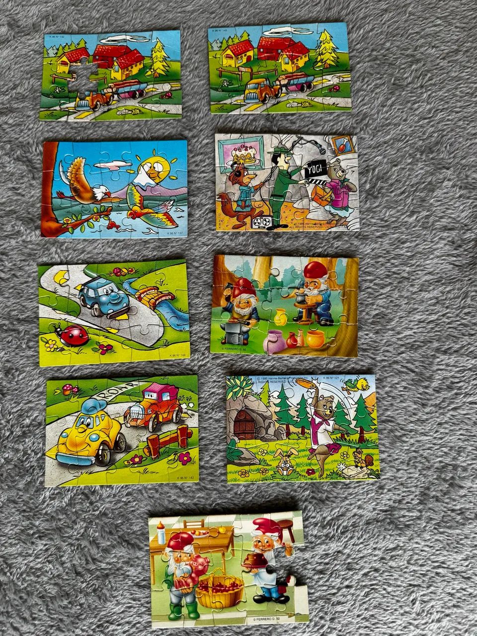 9 QUEBRA CABEÇA DO KINDER OVO BARATO - Foto 2