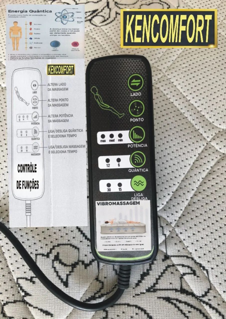 COLCHÃO INFRAPOWER C/MASSAGEM BIOQUANTICO Kencomfort - CASAL - Foto 5