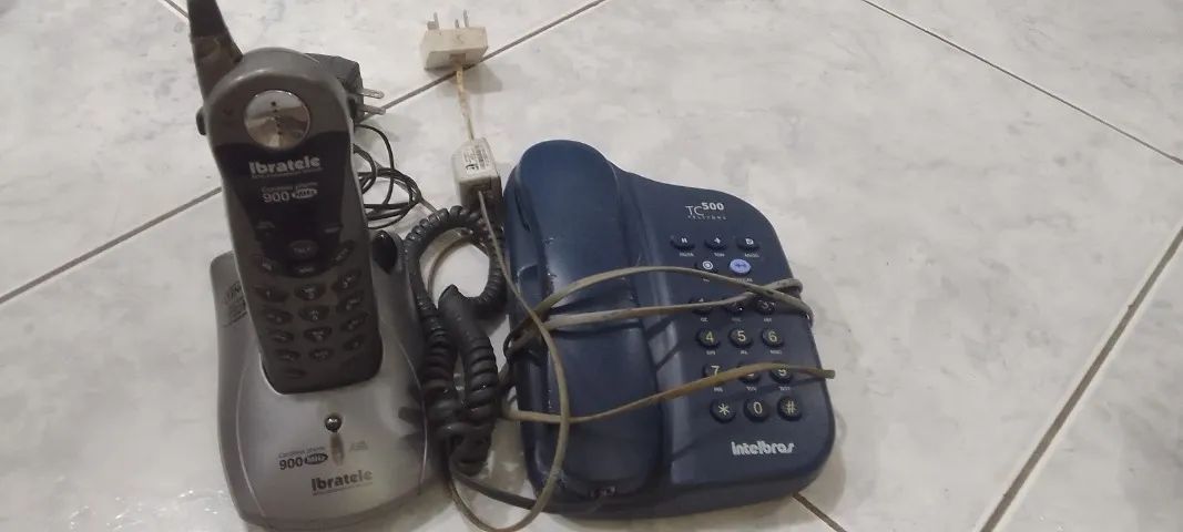 OPORTUNIDADE - Telefones Antigos funcionando (Ibratel + Intelbras)  