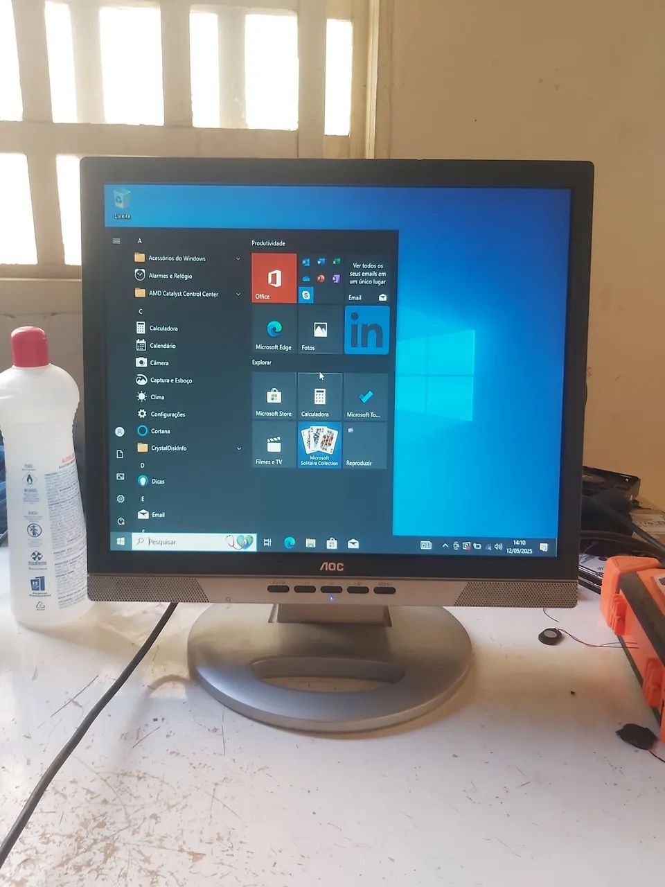 Monitor AOC LCD 17 polegadas