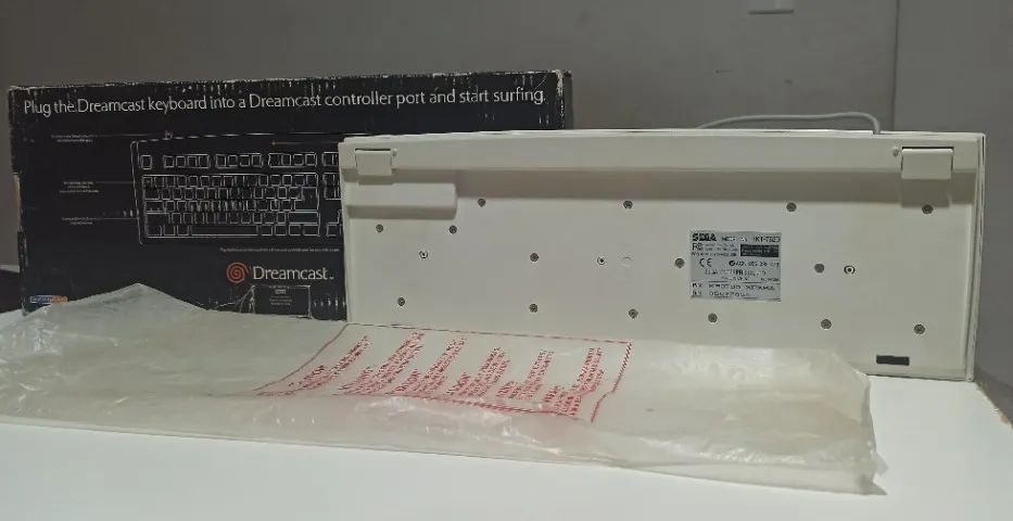 Teclado de Dream Cast em perfeito estado com caixa, completo, aceito cartão - Foto 2