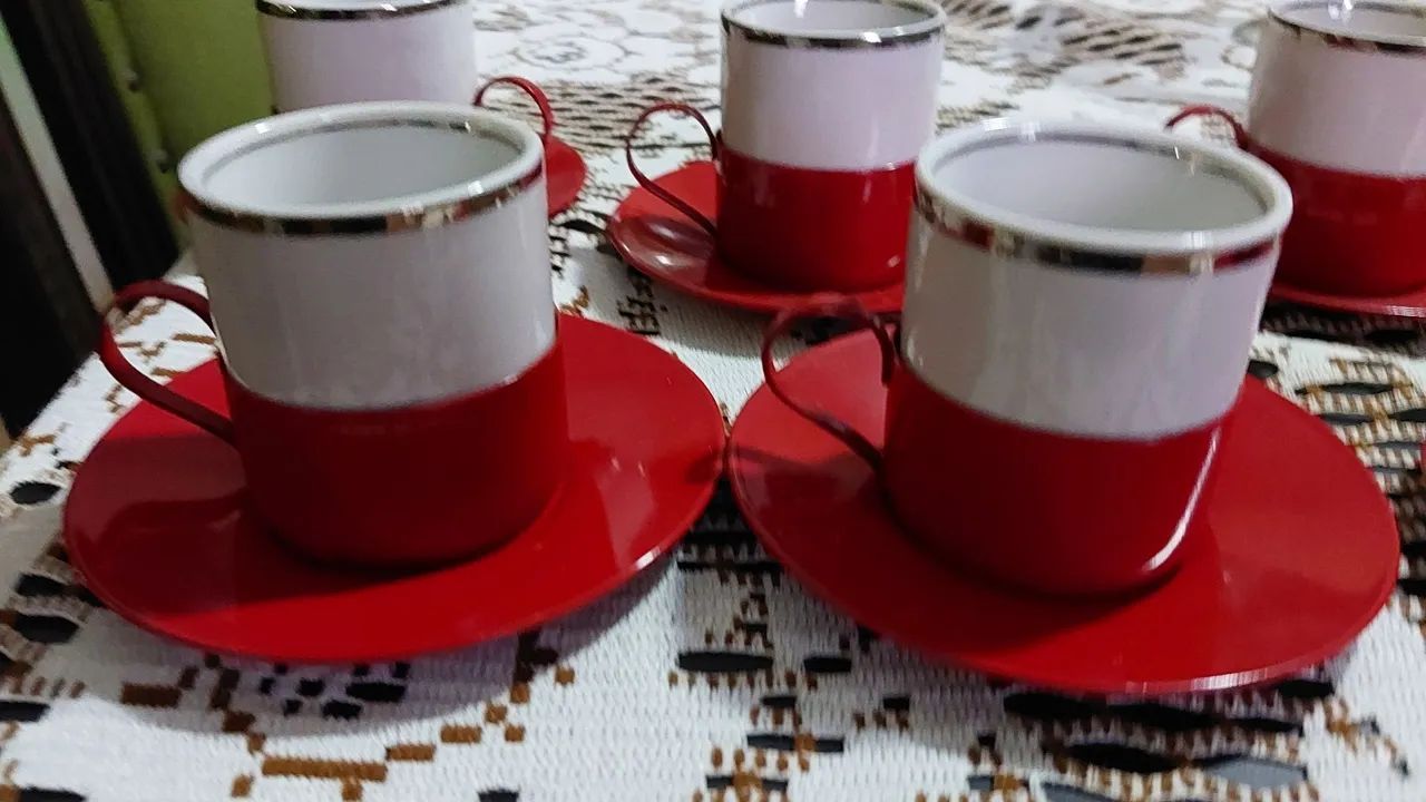 Conjunto de xícaras de cafezinho - Foto 5