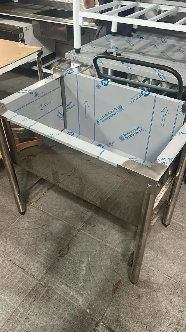 tanque de inox 1000x500x850mm 