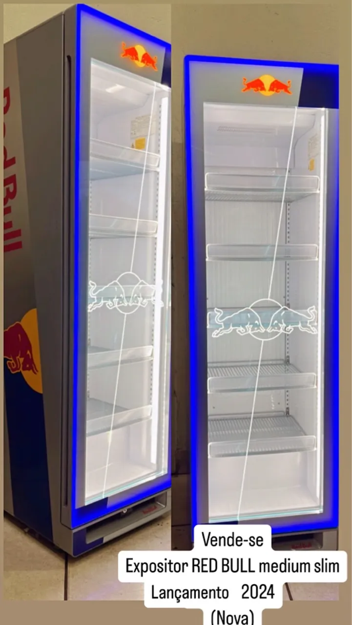 Expositor Red Bull slim modelo novo