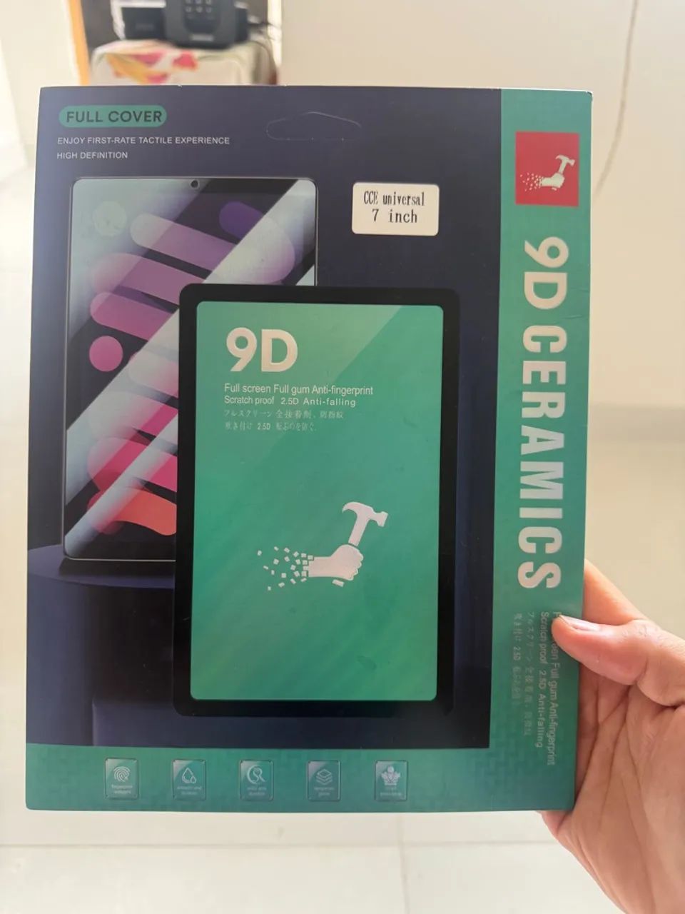 Película de Vidro Temperado 9D para Tablet - Foto 2