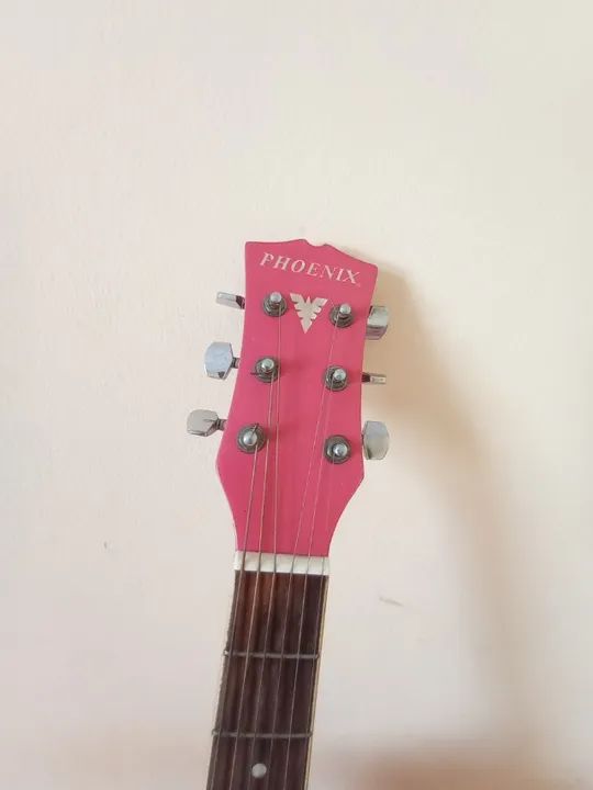 Violão Phoenix Rosa cordas de aço  - Foto 4