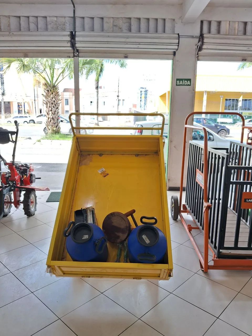 Motocultivador so vendo a carreta leia o anuncio - Foto 4