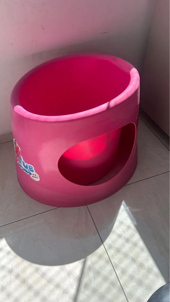 Ofurô infantil Babytub rosa