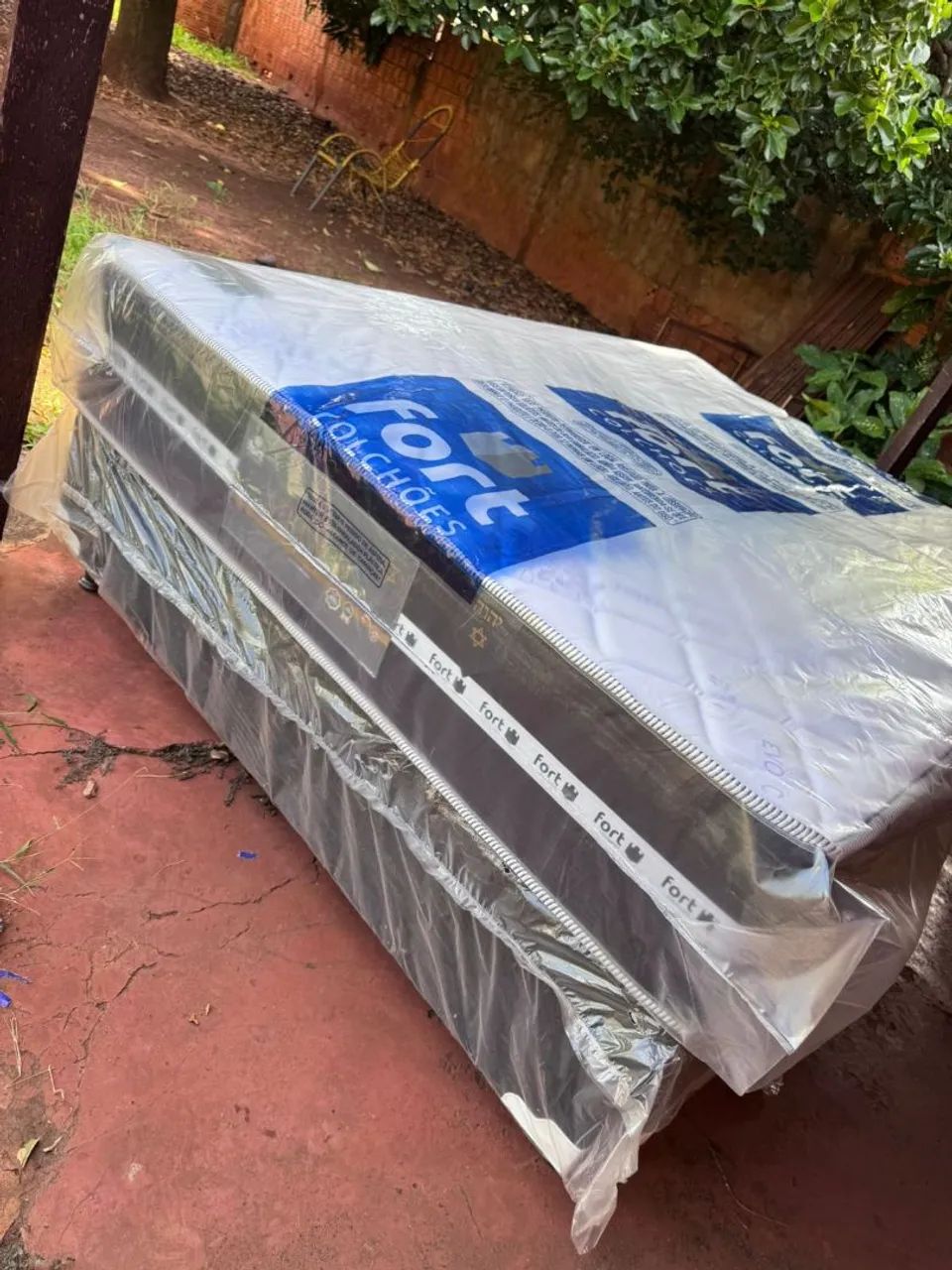 Cama Box Casal Com Colchão de Molas 26cm, Novo - Foto 2