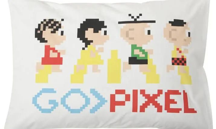 Fronha Tok&Stok Turma da Mônica Go Pixel Pixelado Fronha Tok Stok - Foto 2