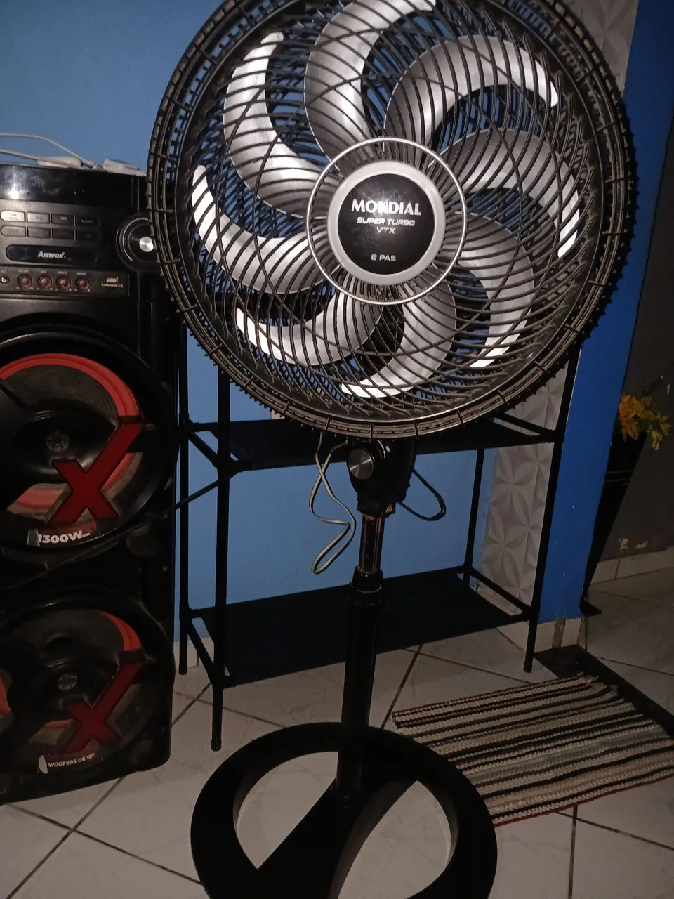 Ventilador de Coluna Mondial Super Turbo VTX 8 Pás