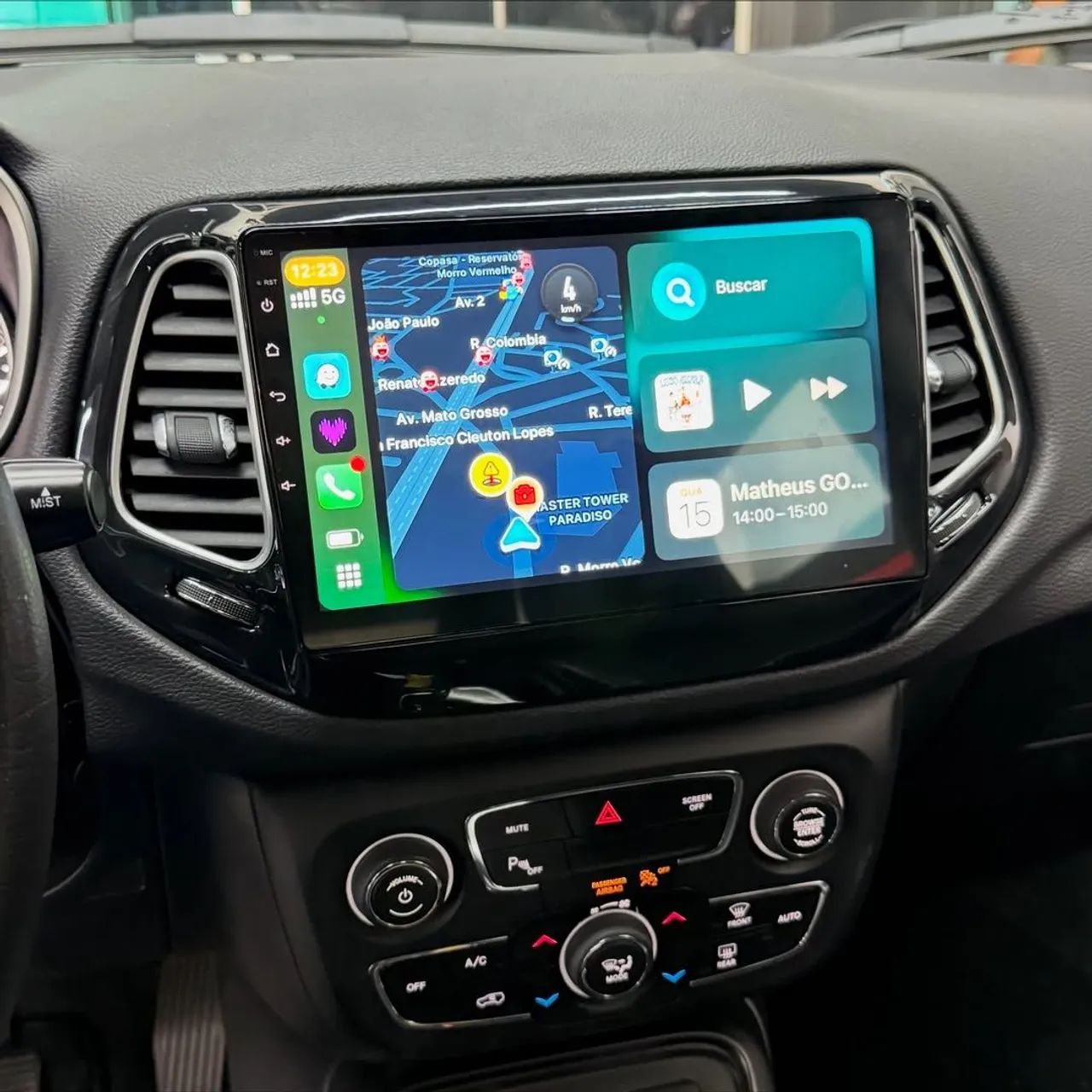 CENTRAL MULTIMÍDIA ANDROID JEEP COMPASS 10 POLEGADAS  - Foto 3