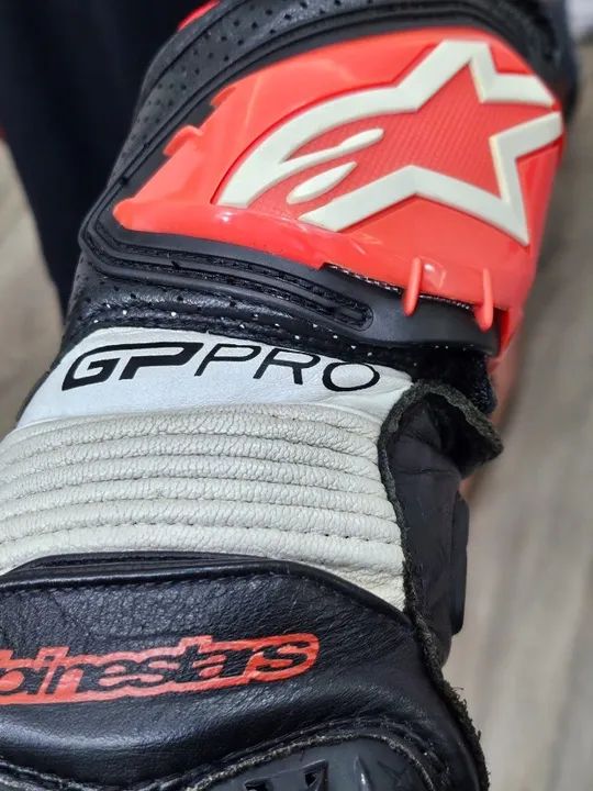 Luva Alpinestars Moto GP esportiva profissional GP Pro R3 tam. M - Foto 5