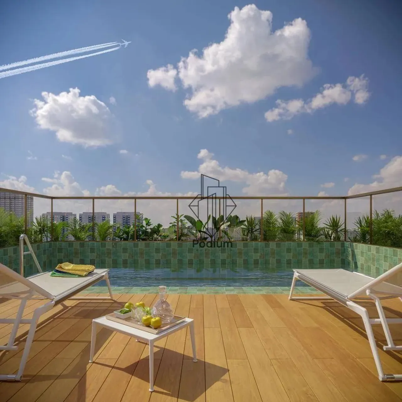 Flats Studio com varanda/sacada gourmet a 450m da praia de Intermares - FL0280