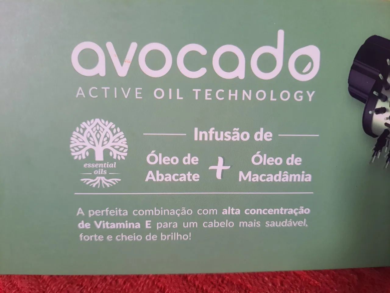 Escova alisadora secadora Gama Avocado 3D Bivolt 1300W Nova!  - Foto 2