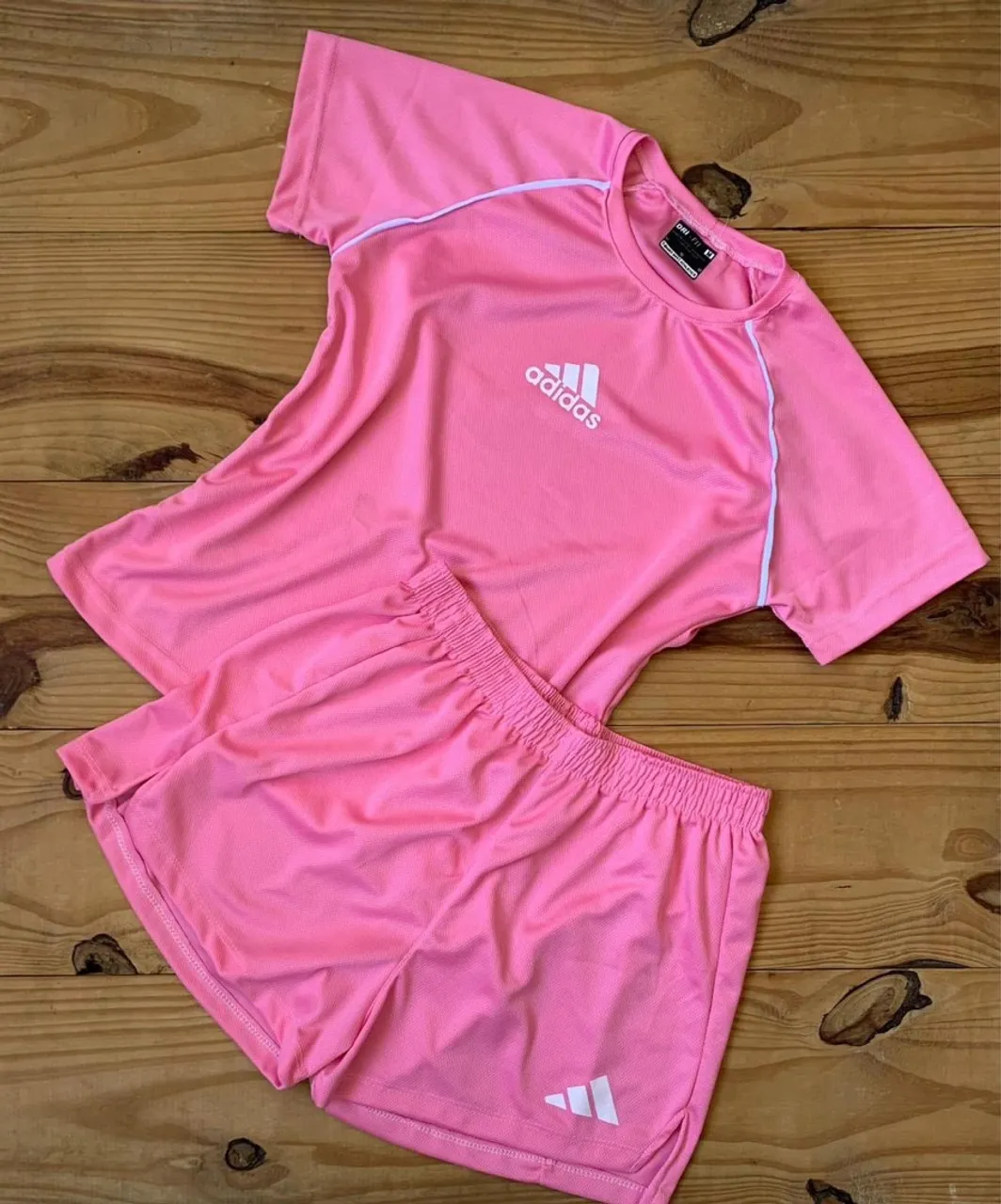 Conjunto Adidas drifyt Feminino Rosa