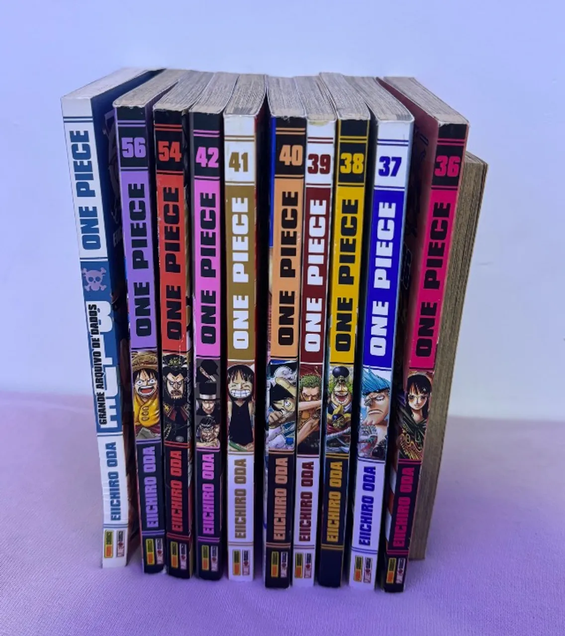 MANGA ONE PIRCE VOLUME 36 ao 57. 10 LIVROS BEM CONSERVADOS