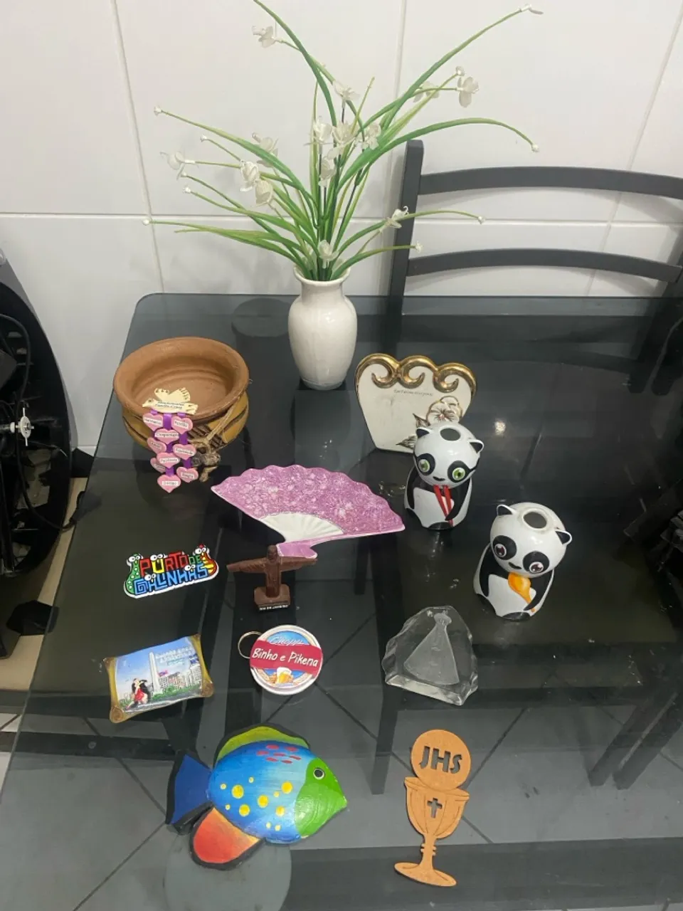 Kit de peças decorativas variadas