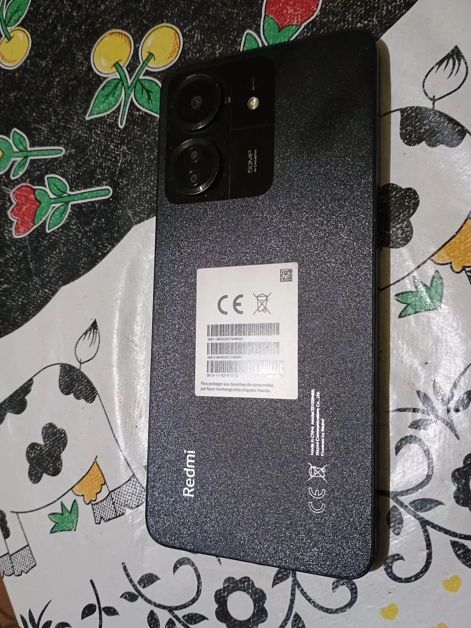 Smartphone Xiaomi Redmi 13C 128GB / 4GB RAM (Midnight Black) Preto - Foto 2