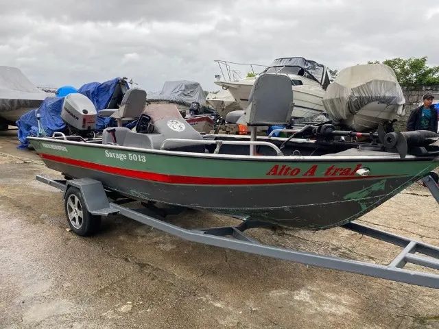 Lancha 16 pés com motor 40 hp - Foto 2