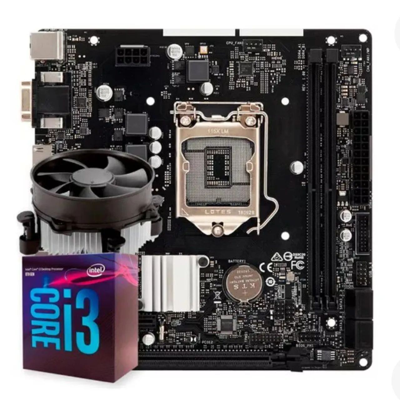 placa mãe h310m com i3 8100