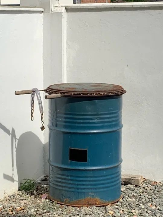 Tambor de metal (churrasqueira) - Foto 2