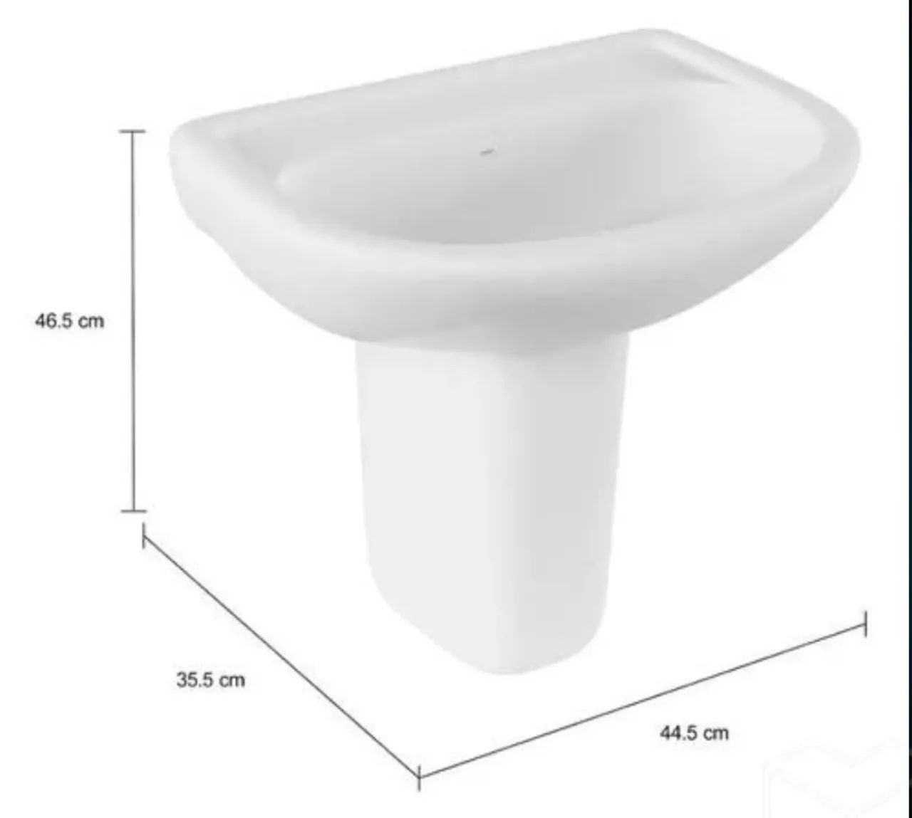 Cuba para banheiro com misturador  - Foto 3