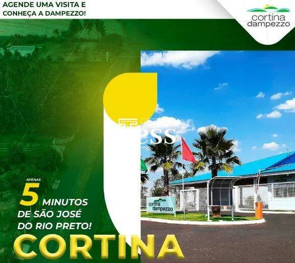 Vende Terreno em Condomínio Fechado de Chácaras, Condomínio Cortina D"Ampezzo, São José do