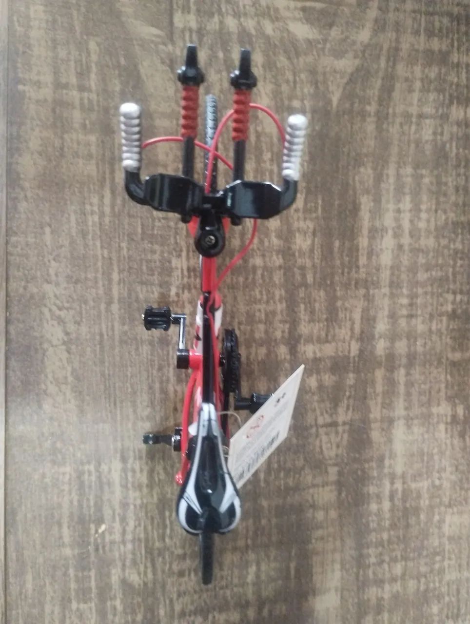 Miniatura de Bike Vermelha Speed Metal c/Pneus de Borracha- Muito Linda! - Foto 2