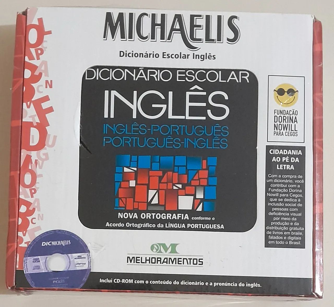  Dicionários Escolar Inglês e Espanhol - Michaelis - Nova Ortografia