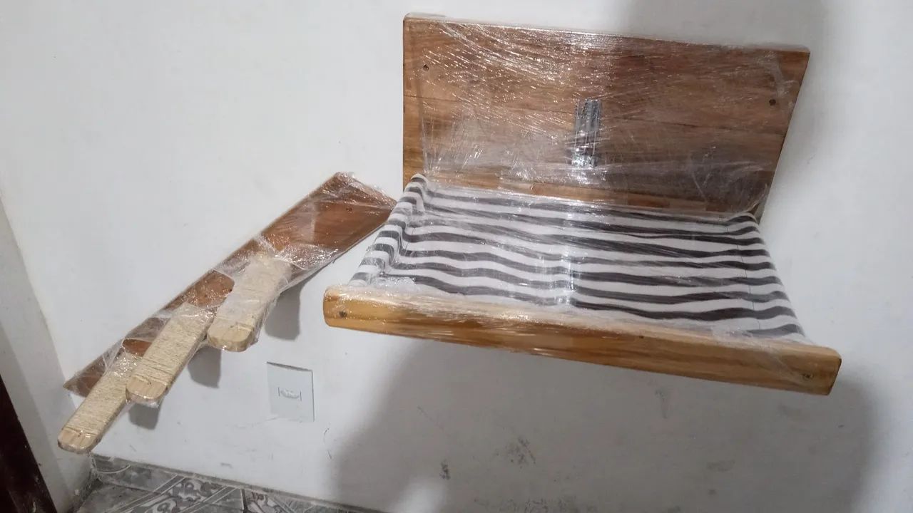 Cama para gato com escada e degraus arranhadores - Foto 3
