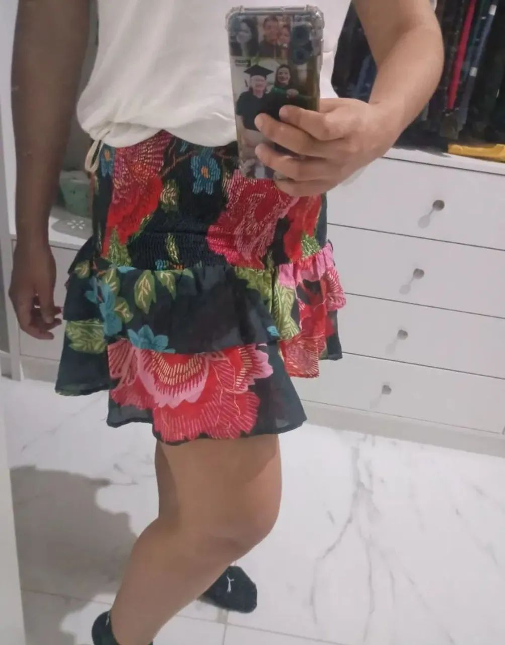 DESAPEGO saia FARM babados  - Foto 3