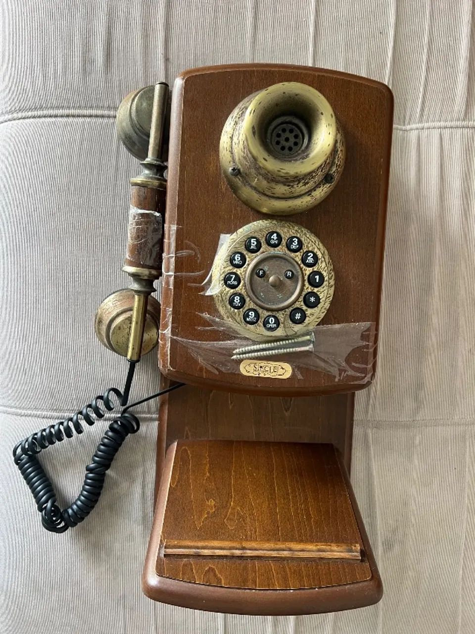 Telefone de parede para decoração antigo - Foto 2