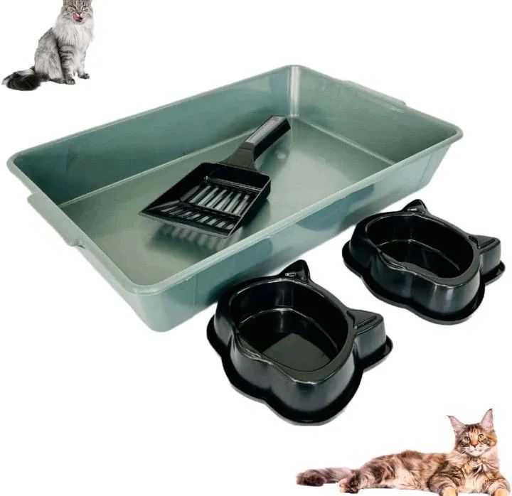 Kit para Gatos: Bandeja, Pás e Brinquedos - Foto 3