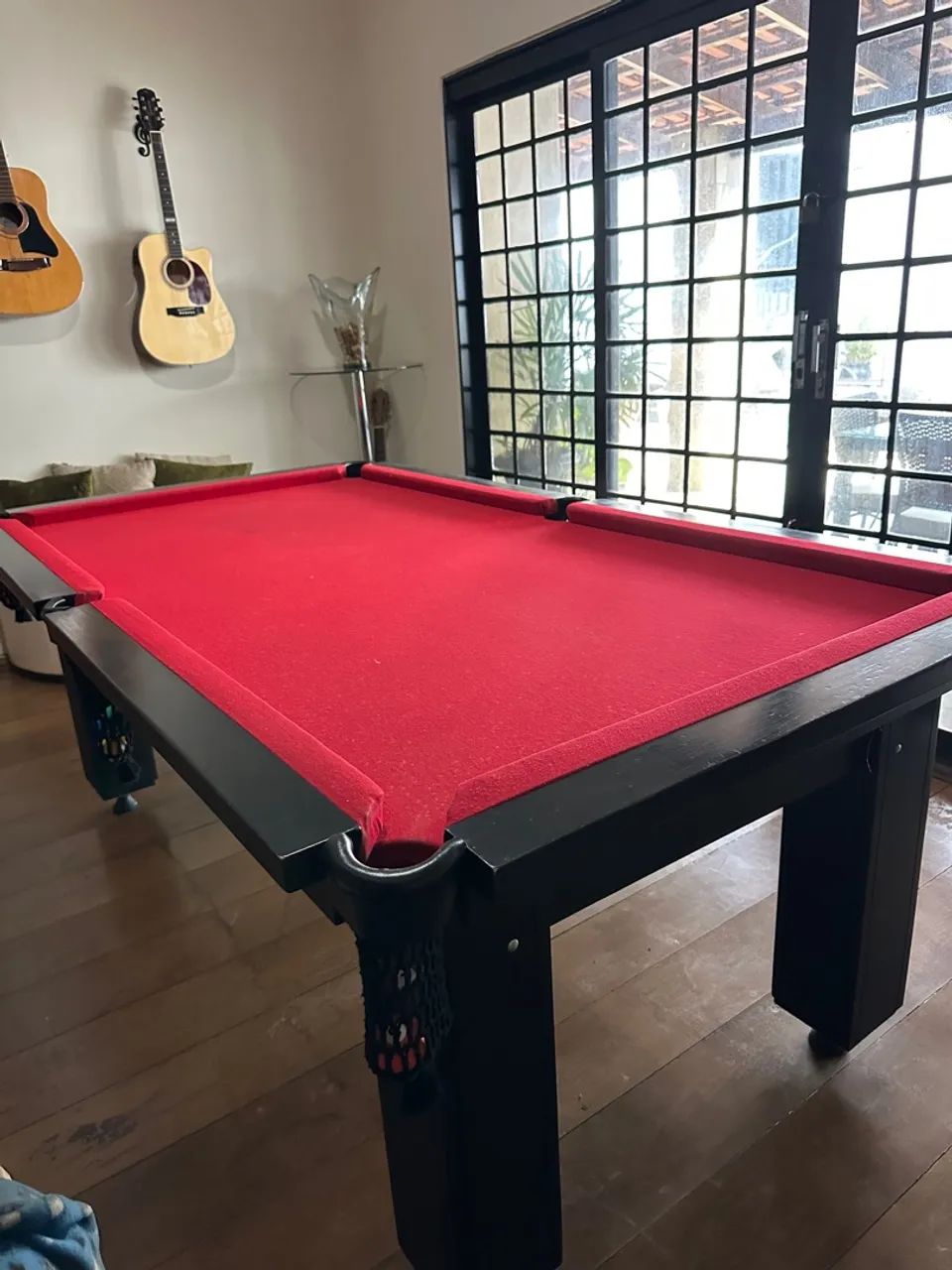 Professional Billiard Table with Red Top64962681742721121
