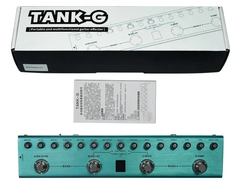 Pedaleira pra guitarra Tank-G