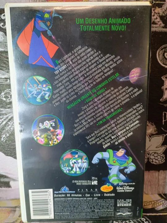 Vhs Disney Pixar - Buzz Lightyear do Comando Estrelar - A Aventura Começa - Foto 2