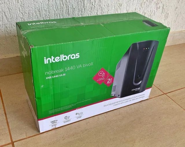 Nobreak Intelbras 1440VA bivolt 6 tomadas - XNB1440 - NOVO - Na Caixa  - Foto 3