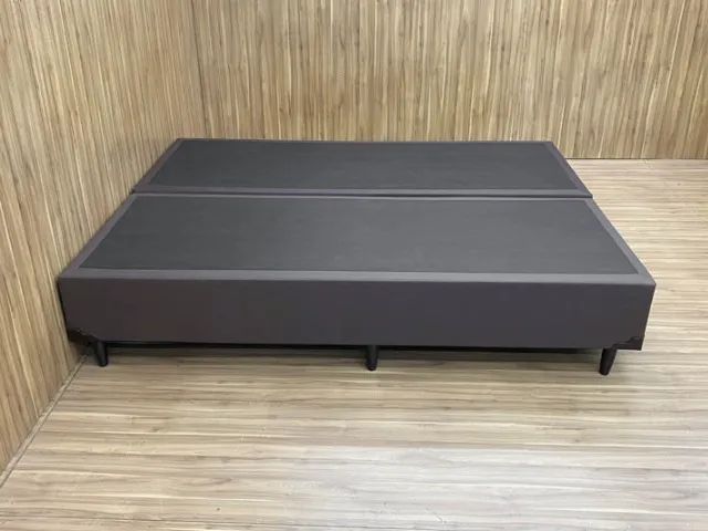 Base tamanho queen 158x198 na cor marrom - Foto 3