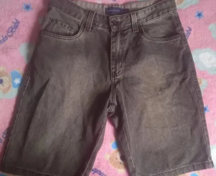 Bermuda Jeans Masc - Tam 38<br>Tam: 38<br>Valor: 25R$