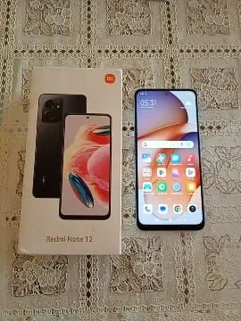 Redmi Note 12, 4+4G ram, 128g memória